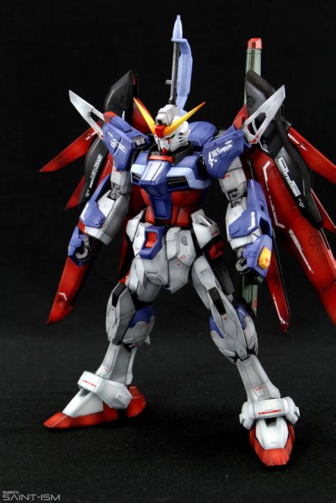 Rg Destiny Gundam Saint Ism Gaming Gunpla Digital Art