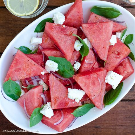 Watermelon And Feta Salad A Sweet Muddle