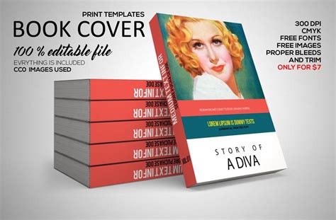Book Cover Template Illustrator Free Download
