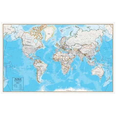 A Brighter Child Contemporary Series World Wall Map