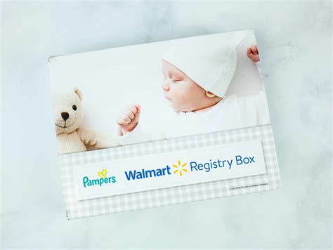 Free Walmart Baby Registry Welcome Box Fall 2018 Subscription Box