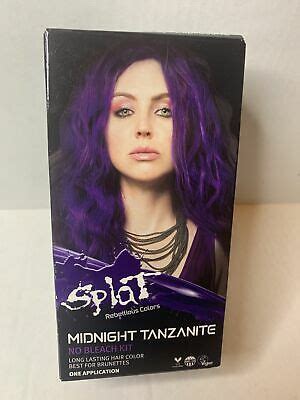 Customs services and international tracking provided. Splat Midnight Tanzanite Purple Dye Kit Semi-Permanent ...