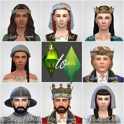 History Lovers Sims Blog Ccrowns Hats And Helmet • Sims 4 Downloads