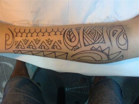 Tatuaje Polinesio A Mano Alzada Fre Hand Polynesian Tattoo Tatuagem