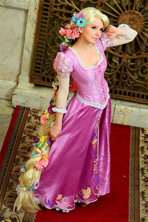 disney tangled rapunzel tangled ever after cosplay dress costume pink artofit