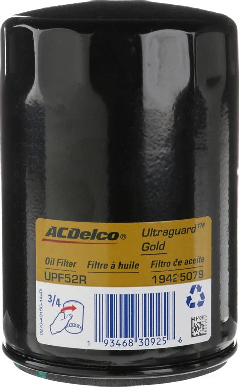 Acdelco 19425079 Acdelco Ultraguard Gold Engine Oil Filters Summit Racing