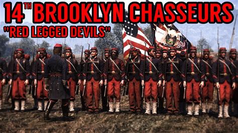 Fighting Regiments Of War Of Rights 14th Brooklyn Chasseurs Red