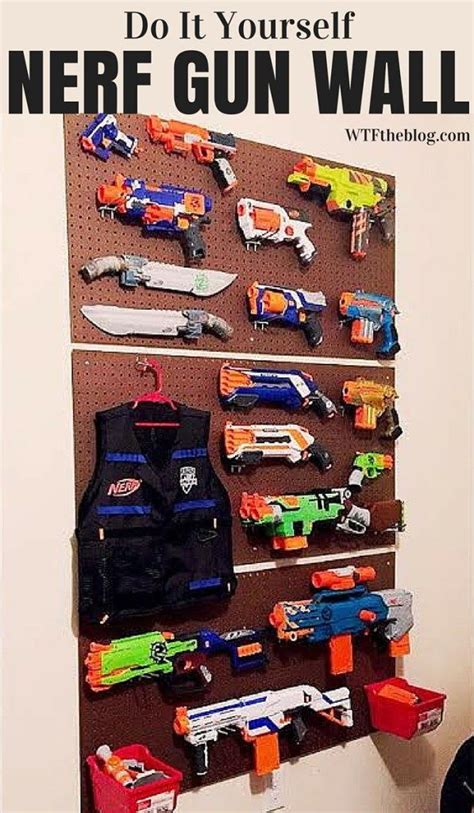 You'll need to order the following parts. Nerf Gun Display Rack Diy / Pin on Boys bedroom : Diy ...