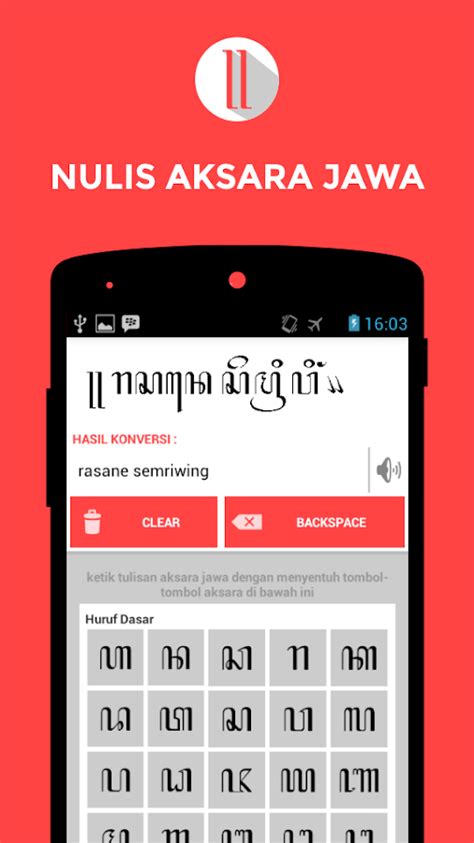 Nulis Aksara Jawa Android Apps On Google Play