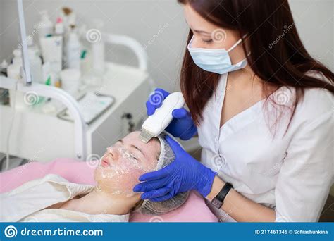 Concept Of Cosmetology And Professional Skin Care Acne Treatment