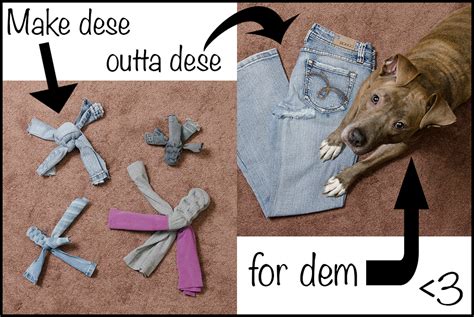 Diy Doggie Tug Toys Tutorial Upcycle Your Jeans And Yoga Pants My