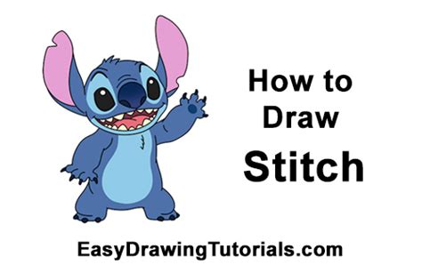 How To Draw Stitch Full Body