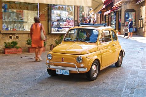 Old Italian City Car Fiat 500 On The Street Stock Editorial Photo