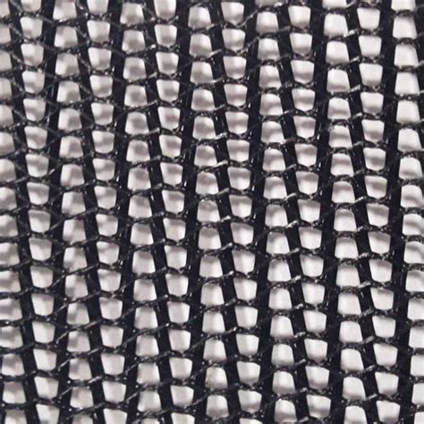 100 Polyester Stiff Knitting Black Hard Mesh Fabric Buy Knitting