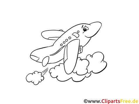 Cartoon Flugzeug Ausmalbild Zum Ausmalen My XXX Hot Girl
