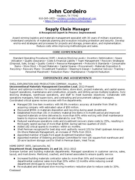 If you want to apply as a facilities manager, strategic planning manager, logistics customer service, application support manager, you need to submit a resume.more so, the same if you want to become a logistics executive, supply chain program manager, logistics supervisor, or federal logistics management specialist, then pass a resume to a. Materials Logistics Warehouse Manager In Houston TX Resume ...
