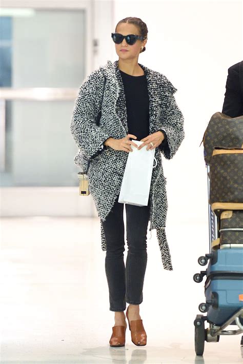 102,839 likes · 60 talking about this. Alicia Vikander Steps Up Her Airport Style in the Heeled ...