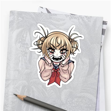 Himiko Toga Stickers By Flaamez Redbubble