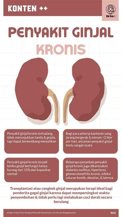 Mengenal Penyakit Ginjal Kronis Ciri Ciri Dan Pengobatannya