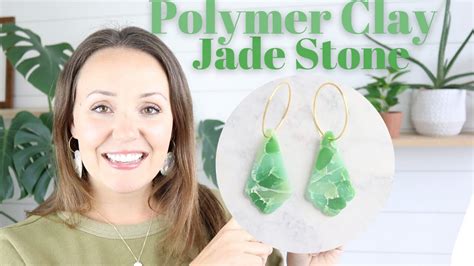 How To Make Polymer Clay Earrings Diy Polymer Clay Earrings Jade
