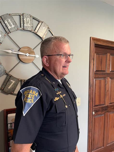 visit of the indiana state police superintendent cac of southeastern indiana