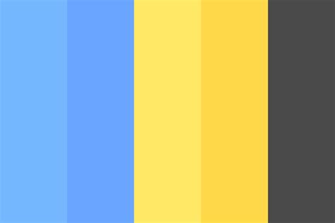 Blue And Yellows Color Palette