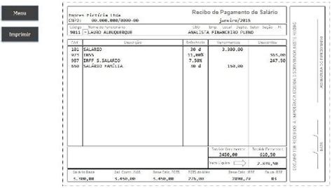 Recibo De Pagamento De Salario Excel Image To U