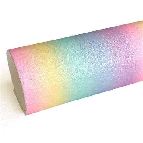 Pastel Rainbow Fine Glitter Sheet — Love Safiya Craft Supplies