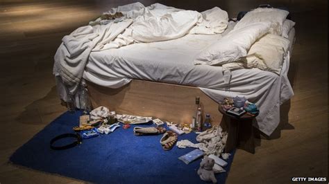 Tracey Emins My Bed Artwork Sold For £22m At Auction Bbc News