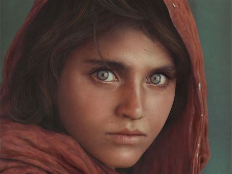 Women Desktop Afghan Girl Famous Portraits Portrait