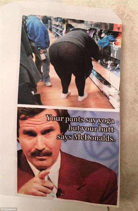 Women Who Weigh 300lbs Should Not Wear Yoga Pants Florida Mom Is Sent Hate Mail By A Stranger