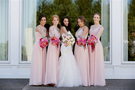 Maryarfah Light Pink Bridesmaid Dresses