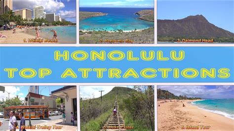 Honolulu Top Attractions Oahu Hawaii 4k Youtube