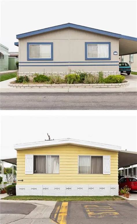 Great Home Exterior Design Ideas For Double Wides Mobile Home Living