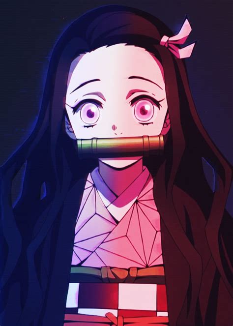 Anime Demon Slayer Nezuko Poster By Reo Anime Displate En 2022