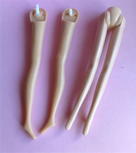 Barbie Doll Legs Slightly Bendable Set Rubber Plastic Etsy