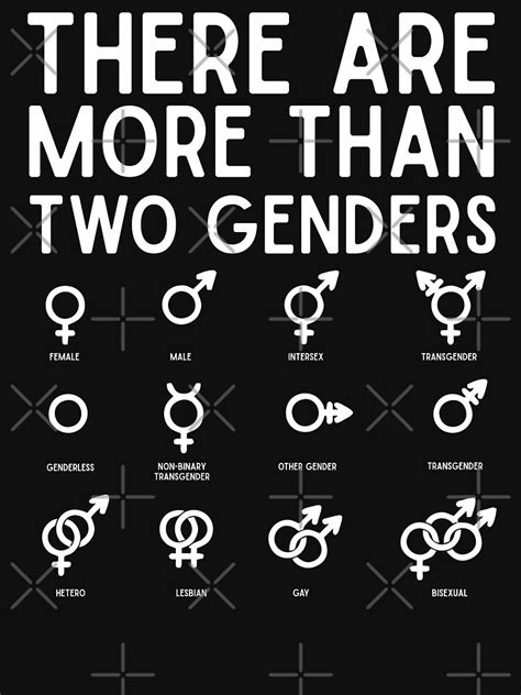 There Are More Than Two Genders Supportive T All Gender Symbols