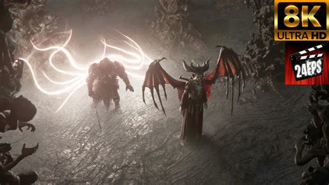 Diablo Iv Inarius Vs Lilith Cgi Cinematic Remastered 8k Youtube