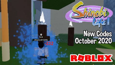 Roblox Shinobi Life 2 New Codes October 2020 Youtube