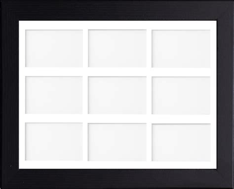 Buy Online2home Black Multi Aperture Collage Picture Photo Frame With White And Ivory Mount And