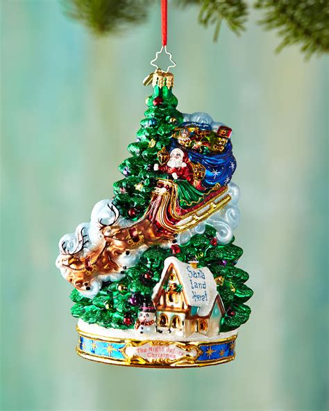 Christopher Radko Midnight Arrival Christmas Ornament