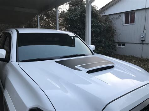 Resecure the hood scoop back onto your hood. 3rd Gen TRD Pro Style Hood Scoop Decal Shipping now ...