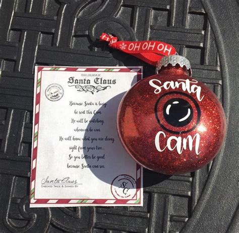 There are probably 100 different ways to solve each of these exercises, if your answer doesn't line up with mine, it means you did a really good job at trying to figure it out yourself. Santa Cam Christmas Ornament Santa Spy Cam Ornament | Etsy | Santa cam, Cricut christmas ideas ...