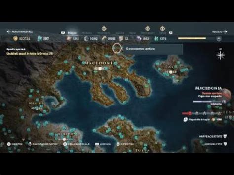 Assassin S Creed Odyssey Mappa Oricalco Macedonia Youtube