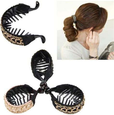 Fashion Chain Tail Clamp Claw Comb Jaw Ponytail Hair Rebelsmarket