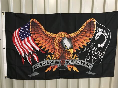 Usa And Powmia Flag 3 X 5 Ft Standard