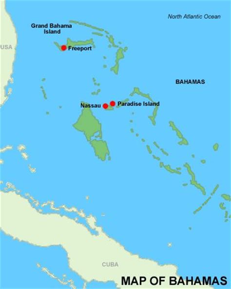 Grand Bahama Island Map