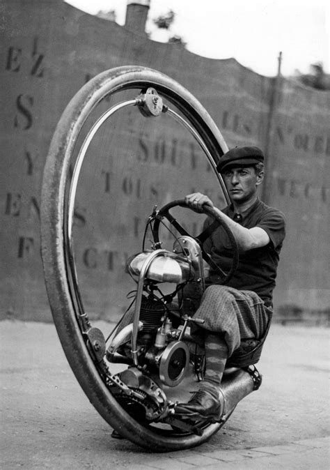 Motoblogn Motoruota One Wheel Motorcycle 1930s