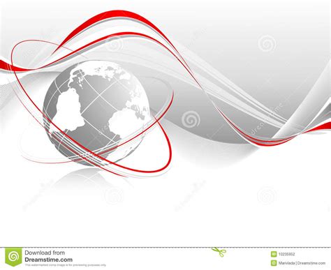Globe With Lines Stock Vector Illustration Of Element 10235952