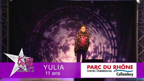 Yulia Kids Voice Tour2018 Parc Du Rhône Collombey Youtube